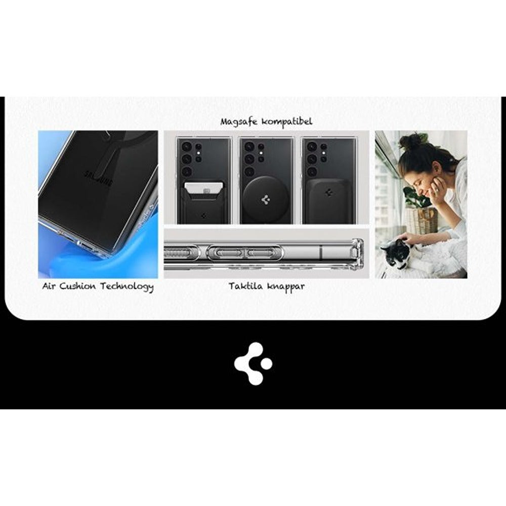 Spigen Samsung Galaxy S23 Ultra Cover Ultra Hybrid OneTap Ring MagSafe Sort
