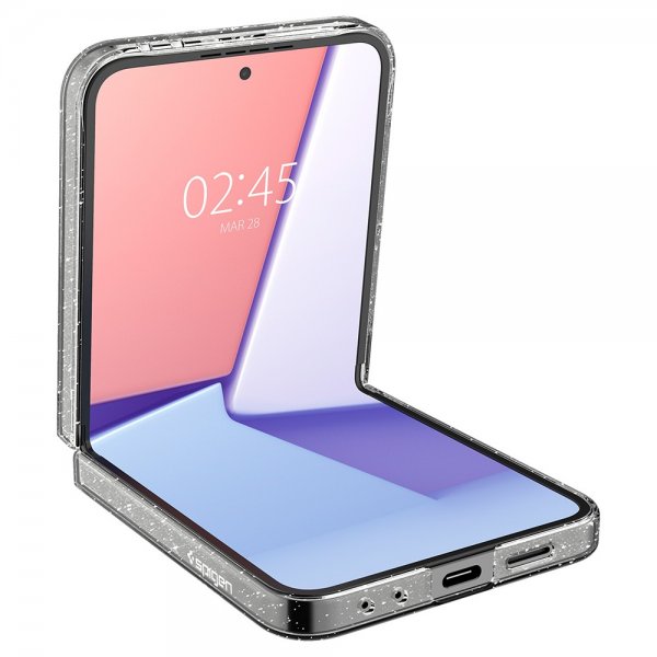 Spigen Samsung Galaxy Z Flip 6/Flip 7 FE Cover Air Skin Glitter Crystal Quartz
