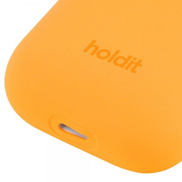 holdit AirPods 1/2 Cover Silikone Orange Juice
