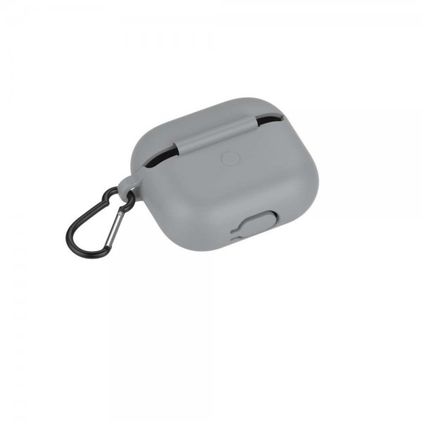 AirPods 3 Cover med Karabinhage Grå