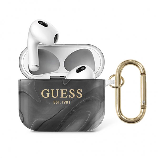Guess AirPods 3 Etui Shiny Marble Sort