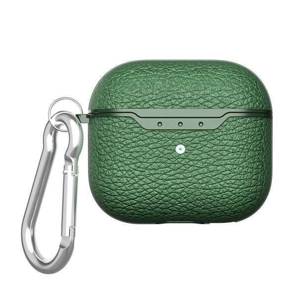 AirPods 3 Cover Litchi Grøn