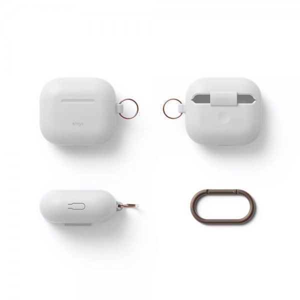 Elago AirPods 3 Cover Silikone Hang Case Nightglow Blue