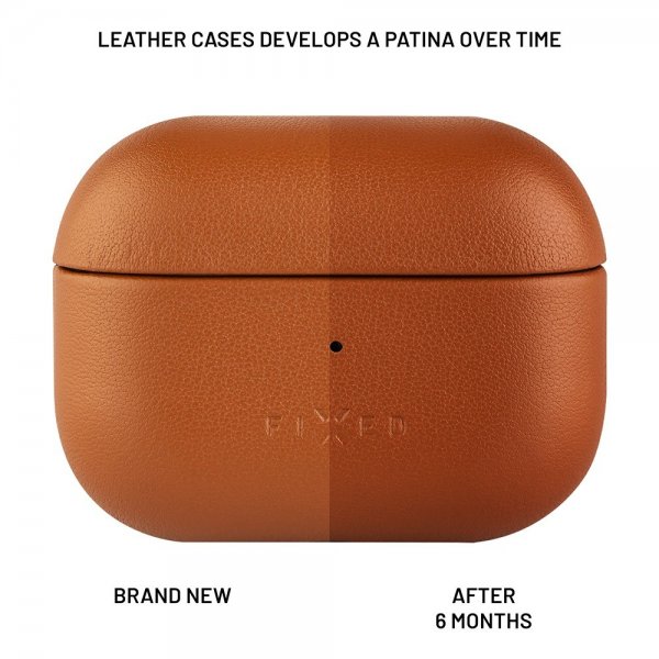 Fixed AirPods Pro 2 Cover PodsLeather MagSafe Brun