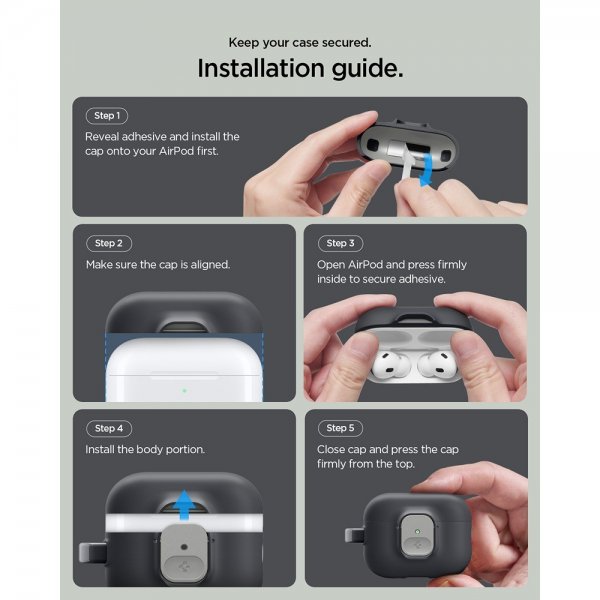 Spigen AirPods Pro 3 Cover Nano Pop Black Sesame