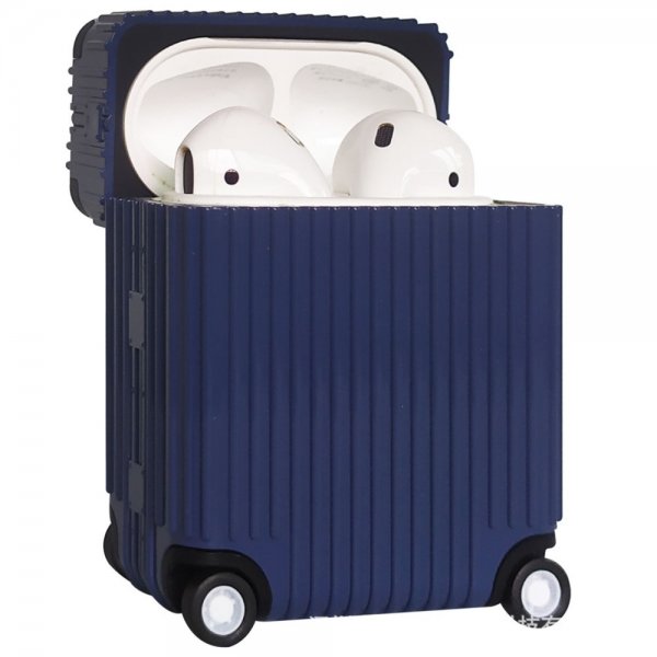 AirPods Pro/AirPods Pro 2 Cover Rejsetaskedesign Blå