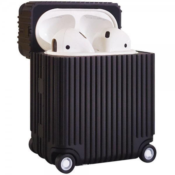 AirPods Pro/AirPods Pro 2 Cover Rejsetaskedesign Sort