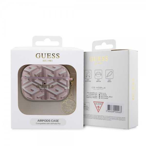 Guess AirPods Pro Cover G Cube Lyserød