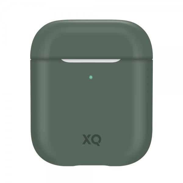 Xqisit AirPods (1/2) Cover Silikone Grøn