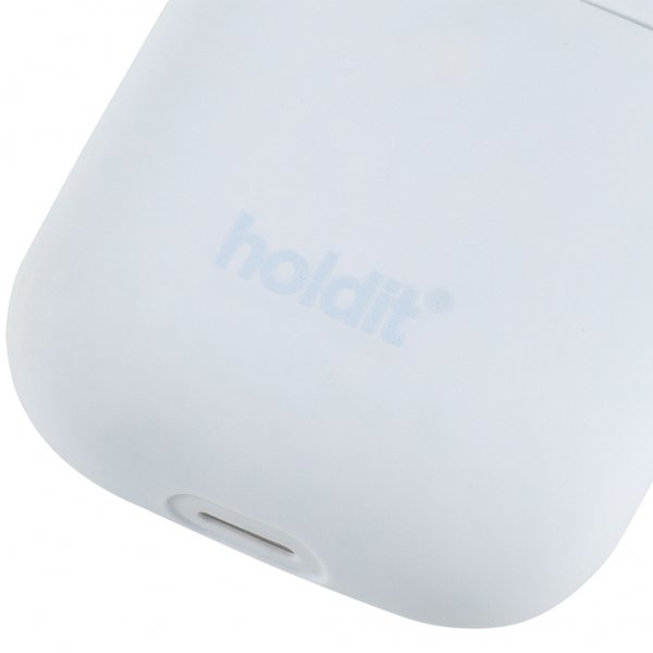 holdit AirPods (1/2) Cover Silikone Mineral Blue