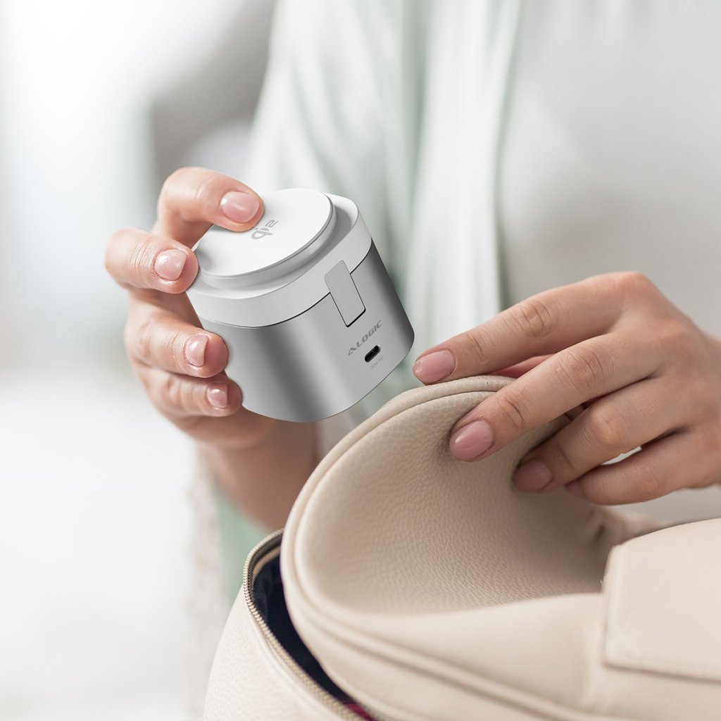 Alogic Trådløs oplader PowerPod 4-in-1 Qi2 Hvid