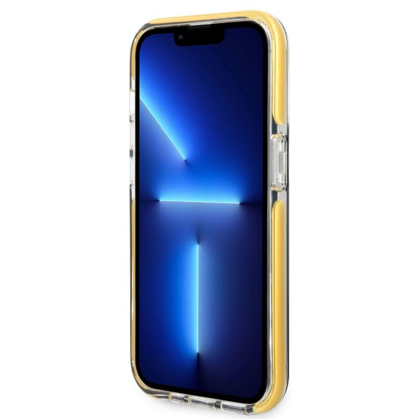 AMG iPhone 14 Pro Cover med Logo Sort Gul