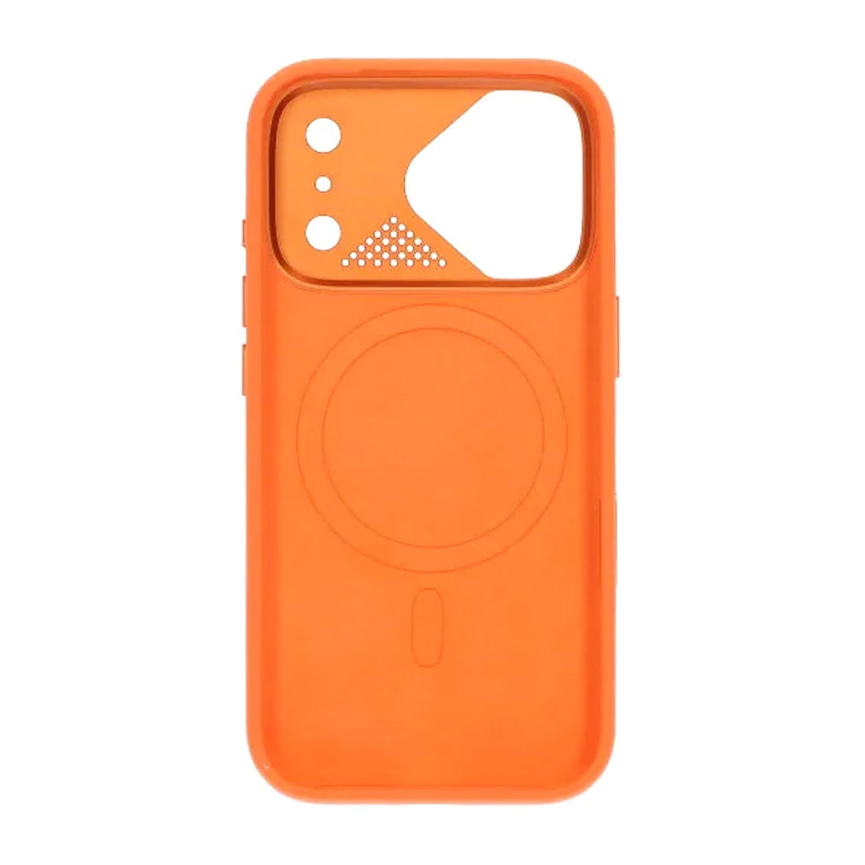 iPhone 17 Pro Max Cover Silikone Kamerabeskyttelse MagSafe Orange