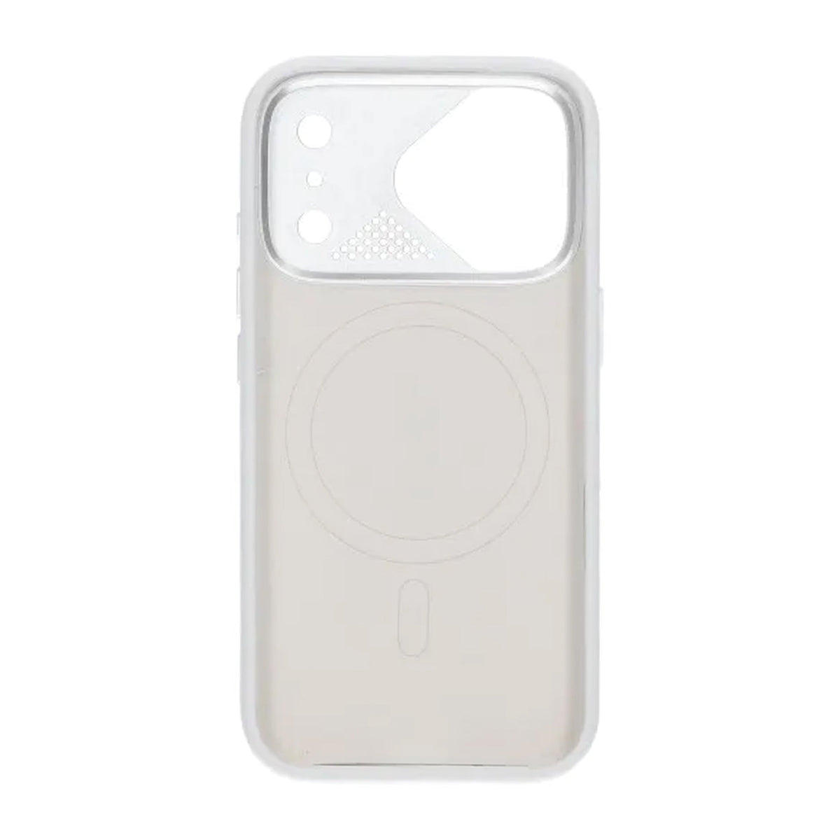 iPhone 17 Pro Max Cover Silikone Kamerabeskyttelse MagSafe Hvid