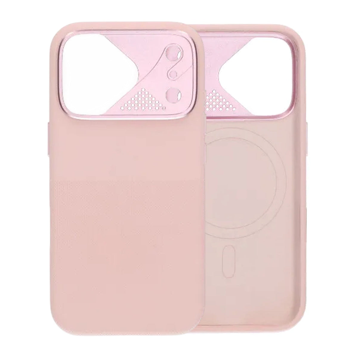 iPhone 17 Pro Cover Silikone Kamerabeskyttelse MagSafe Lyserød