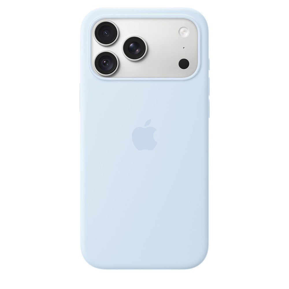Apple Original iPhone 18 Pro Max Cover i silikone MagSafe klar blå