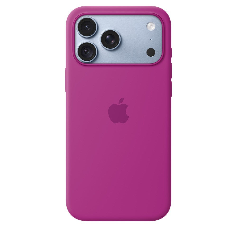 Apple Original iPhone 18 Pro Max Cover i silikone med MagSafe Magenta
