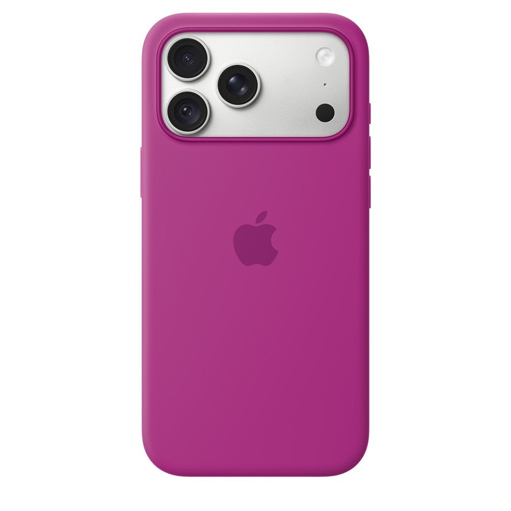 Apple Original iPhone 18 Pro Max Cover i silikone med MagSafe Magenta