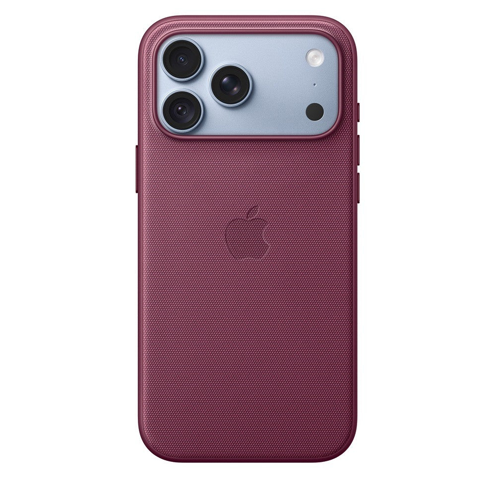 Apple Original iPhone 18 Pro Max Cover TechWoven MagSafe morbærrød