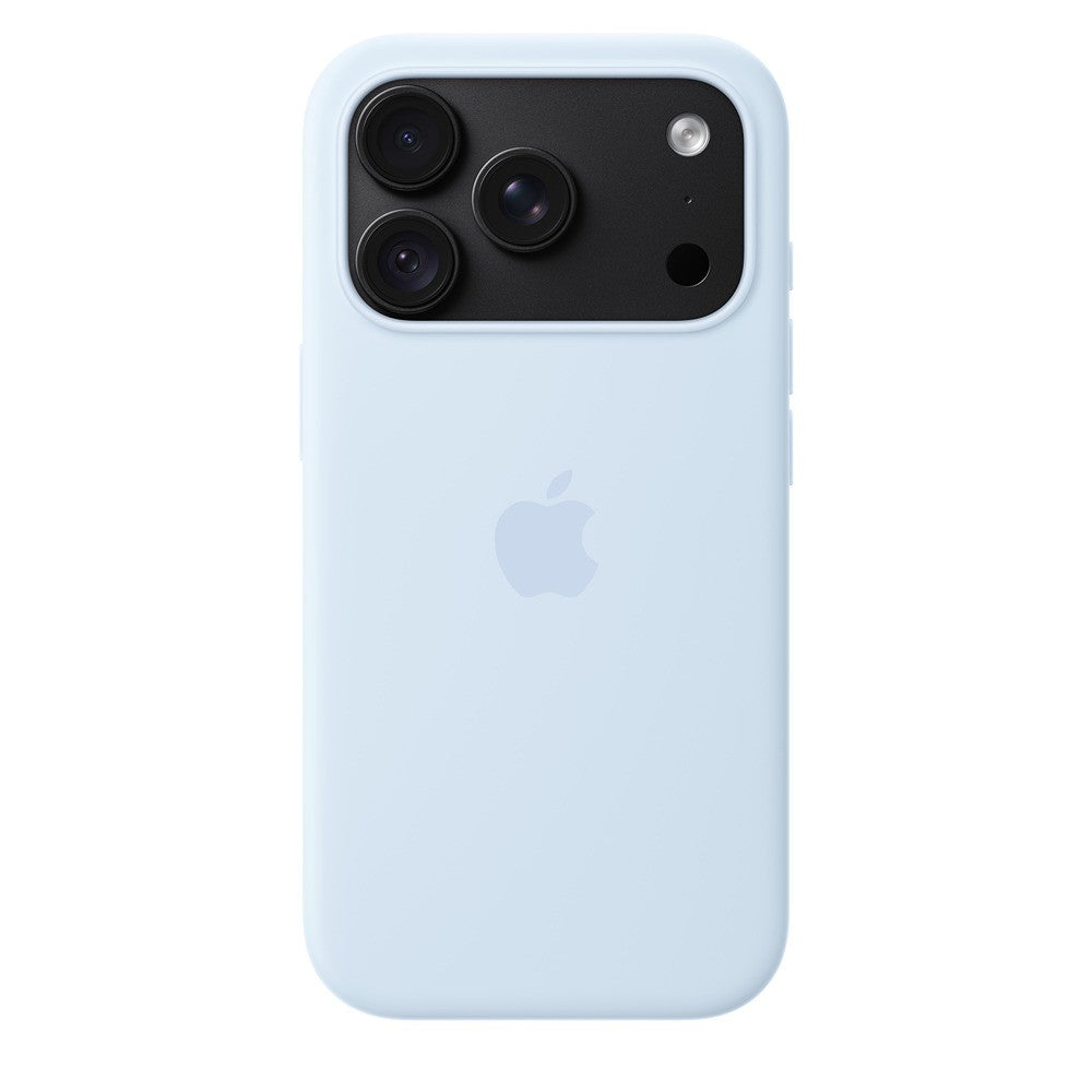 Apple Original iPhone 18 Pro Cover i silikone med MagSafe Crisp Blue