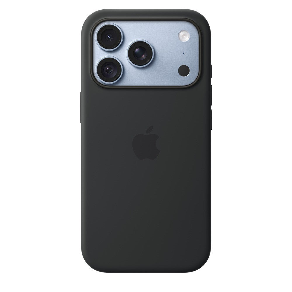 Apple Original iPhone 18 Pro Cover i silikone med MagSafe Sort