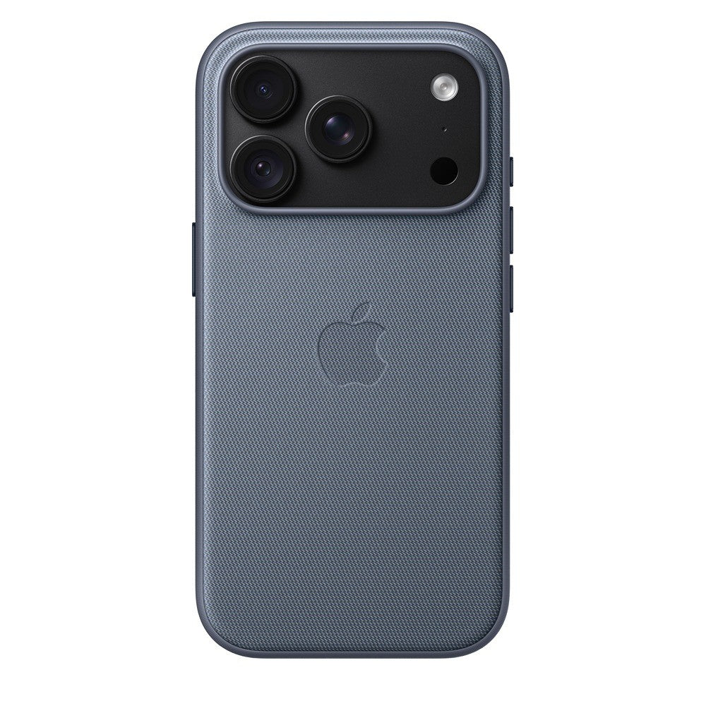 Apple Original iPhone 18 Pro Cover TechWoven MagSafe chambrayblå