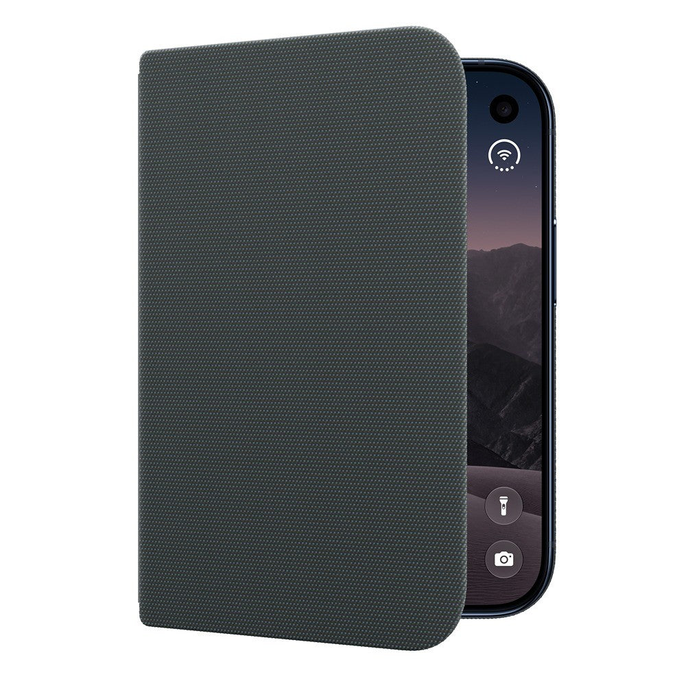 Apple Original iPhone Duo Cover Folio Kickstand MagSafe Marineblå