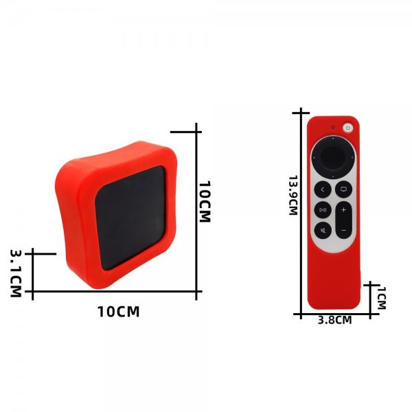 Apple TV 4K 2022 Cover Silikone Hvid