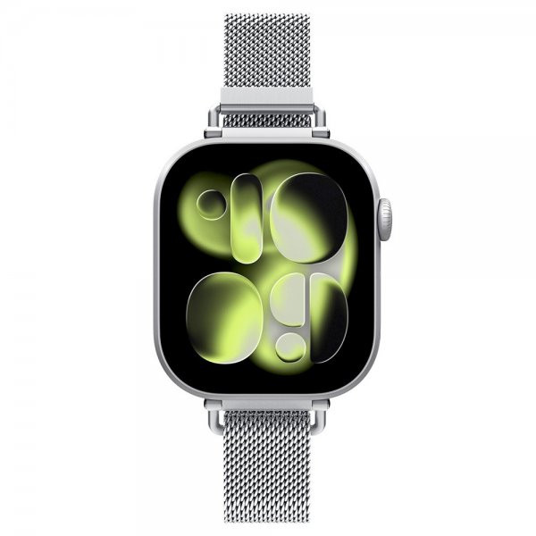 Spigen Apple Watch 38/40/41/42mm Rem WBM4 Sølv