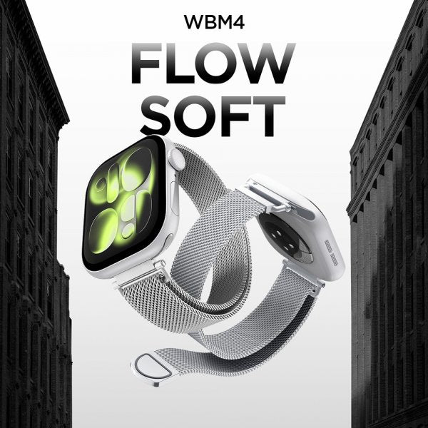 Spigen Apple Watch 38/40/41/42mm Rem WBM4 Sølv