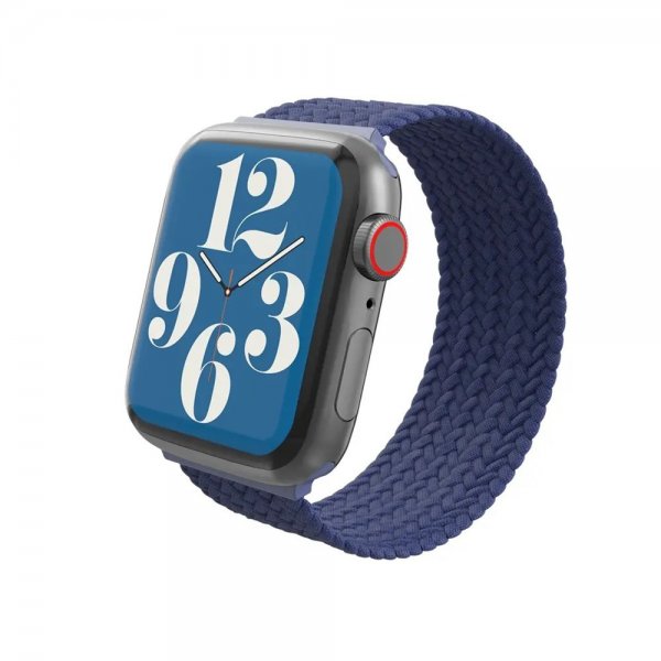 Gear4 Apple Watch 38/40/41/42mm Rem Flettet Urrem Stor Marineblå