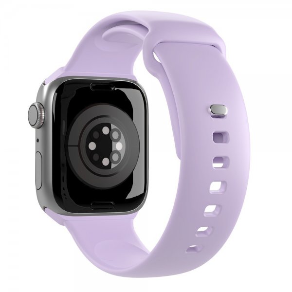 Puro Apple Watch 38/40/41/42mm Rem ICON Silikonebånd Lavendel