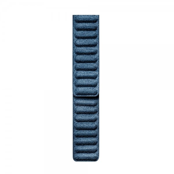 Apple Watch 38/40/41/42mm Armbånd Ruskind Blå