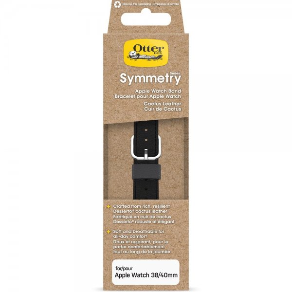 Otterbox Apple Watch 38/40/41/42mm Rem Symmetry Cactus Læder Noir Ash