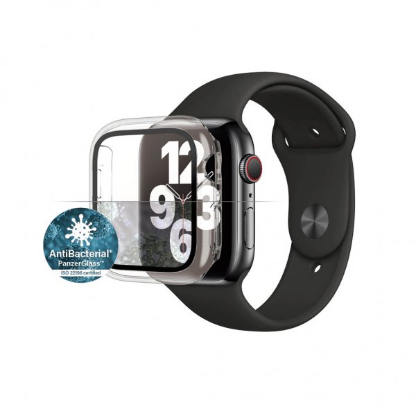PanzerGlass Apple Watch 40mm (Series 4/5/6/SE) Skal med Skærmbeskyttelse Full Body Protection Klar