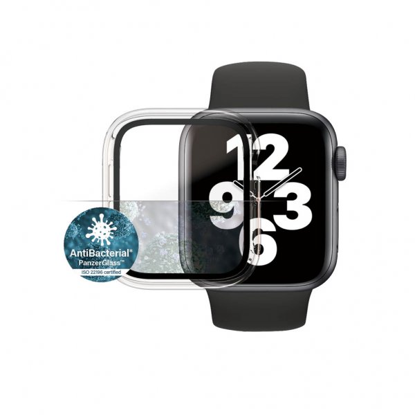 PanzerGlass Apple Watch 40mm (Series 4/5/6/SE) Skal med Skærmbeskyttelse Full Body Protection Klar