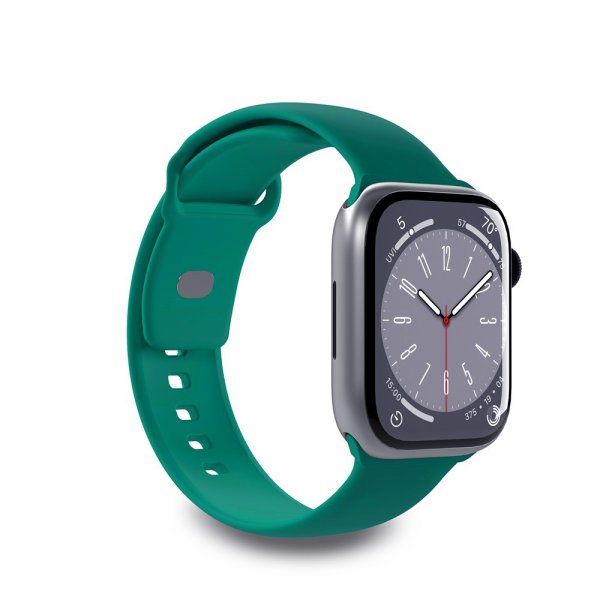 Puro Apple Watch 44/45/46mm/Apple Watch Ultra Rem ICON Silikonebånd Jade
