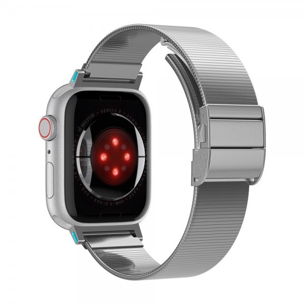 Spigen Apple Watch 44/45/46mm/Ultra 49mm Rem Sleek Link Sølv