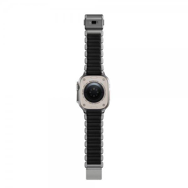 Nomad Apple Watch 44/45/46mm/Ultra 49mm Rem Stratos Band Natur Sort