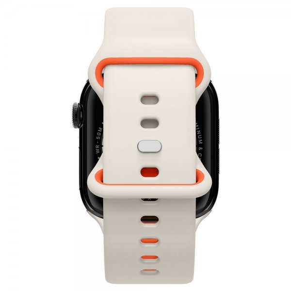Spigen Apple Watch 44/45/46mm/Ultra 49mm Armbånd Nano Pop Orange Beige