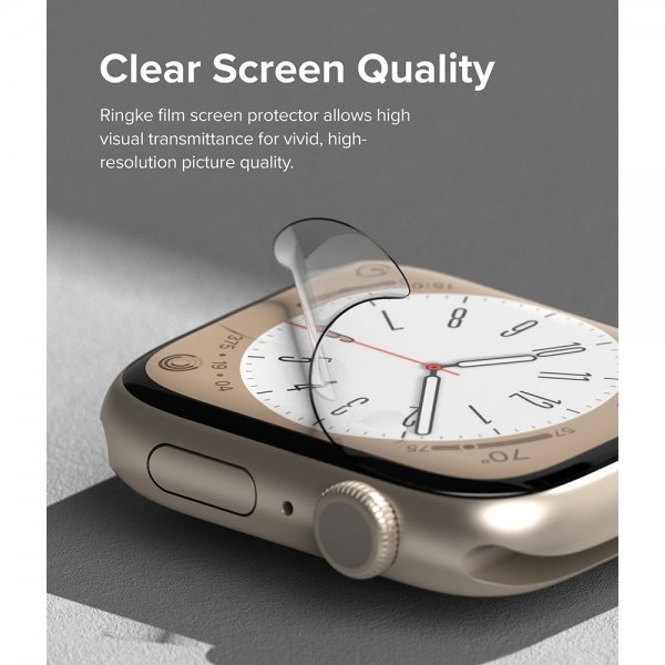 Ringke Apple Watch 44/45mm Skærmbeskyttelse Dual Easy Film 3-pak