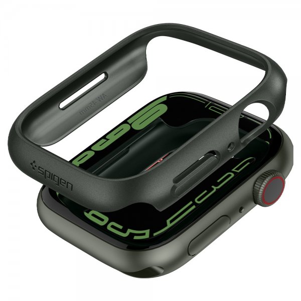 Spigen Apple Watch 45mm Cover Thin Fit Military Green