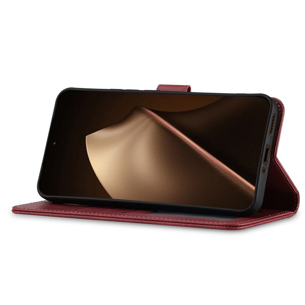 Lc.Imeeke Xiaomi 17T Etui med Kortholder Stativfunktion Lyserød