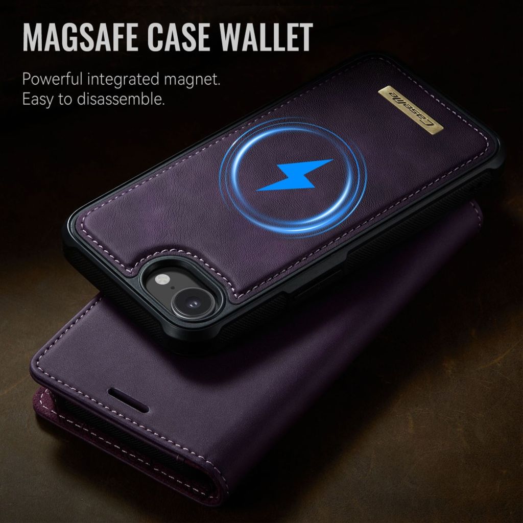 CaseMe iPhone 16e/iPhone 17e Etui C49 Series Lilla