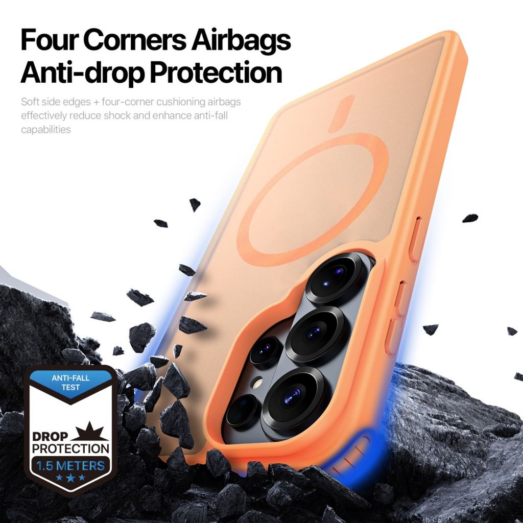 Dux Ducis Samsung Galaxy S26 Ultra Cover Yind Series MagSafe Orange