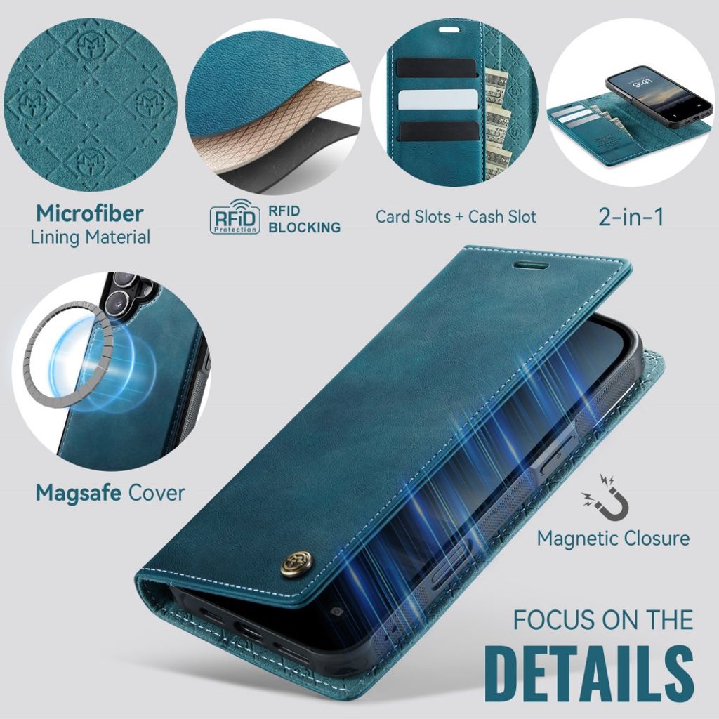 CaseMe iPhone 17 Etui C49 Series Grøn