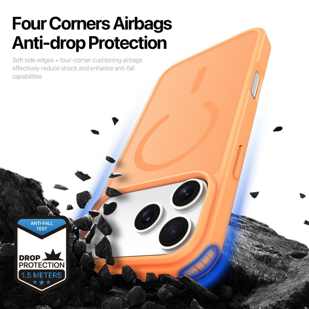 Dux Ducis iPhone 17 Pro Max Cover Yind Series MagSafe Orange