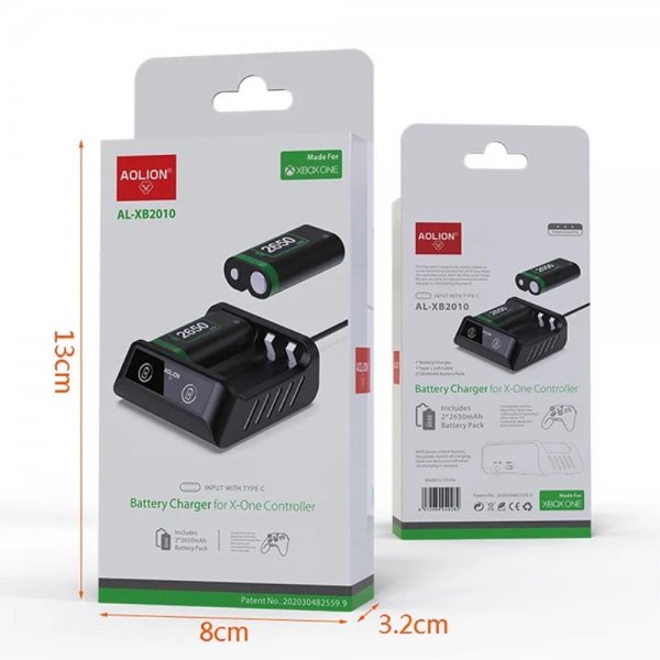 Aolion Batterioplader til Xbox Series X controller