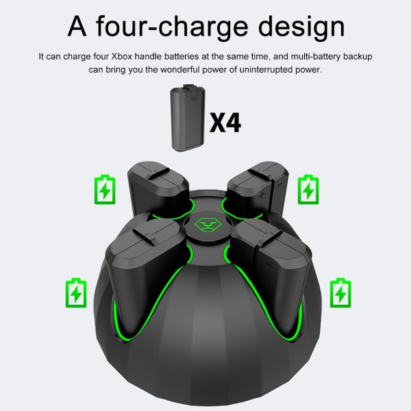 Aolion Batteriopladningsstation til Xbox-spilkontroller