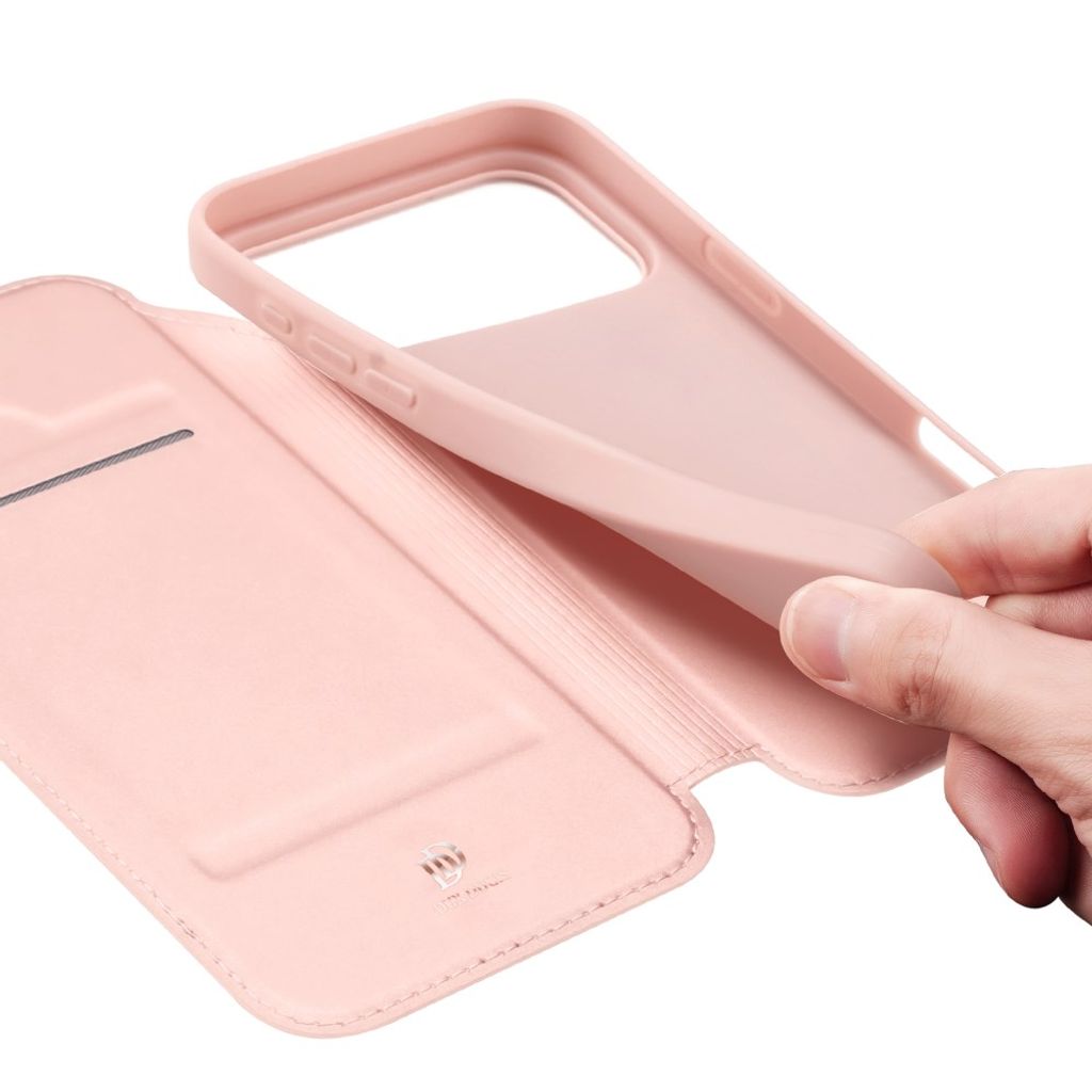 Dux Ducis iPhone 17 Pro/iPhone 18 Pro Cover Skin Pro Series Lyserød